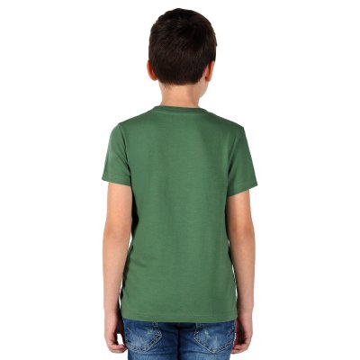 TERRA KID, dečja majica od organskog pamuka, 150g/m2, zelena