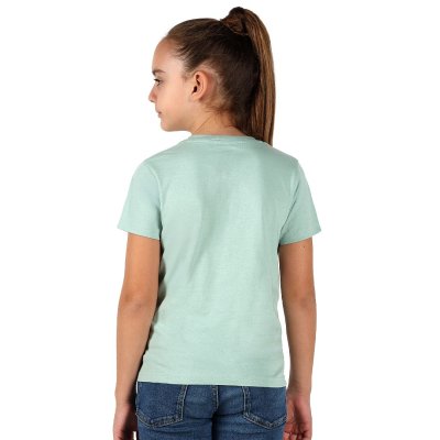 TERRA KID, dečja majica od organskog pamuka, 150g/m2, pastelno zelena