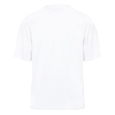 BIG T, široka majica od organskog pamuka, 220 g/m2, bela