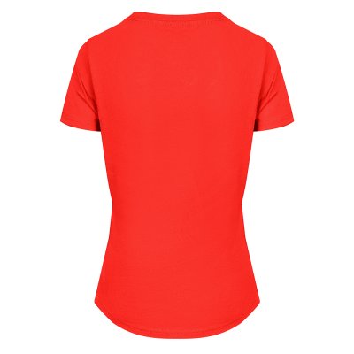 TARGET V LADY, ženska pamučna majica, v-izrez, 160 g/m2, crvena