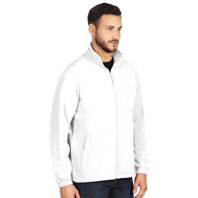 POLARIS, dukserica od brušenog polara, 280 g/m2, bela