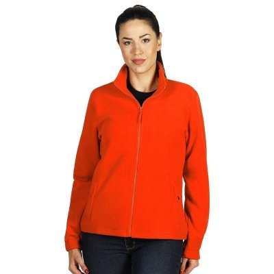 POLARIS LADY, ženska dukserica od brušenog polara, 280 g/m2, narandžasta