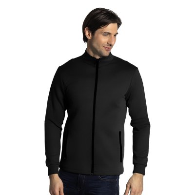 CLARK, dukserica sa visokom kragnom, 280 g/m2, crna