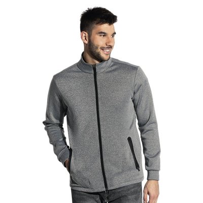 CLARK, dukserica sa visokom kragnom, 280 g/m2, pepeljasta