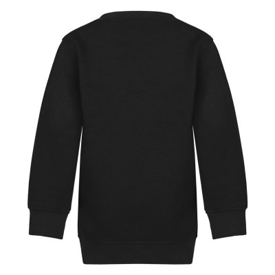 SPRING KID, dečja dukserica, okrugli izrez, 280 g/m2, crna