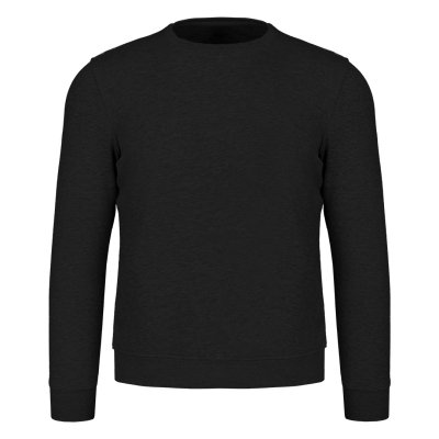 TERRY MEN, dukserica sa okruglim izrezom, 280 g/m2, crna