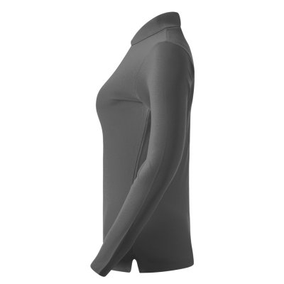 SUNNY LSL, ženska pamučna polo majica dugih rukava, 180 g/m2, tamno siva