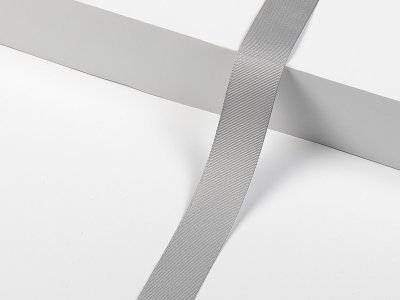 PROMO BAND, traka za šešir, srebrna