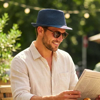 SOL, šešir bez trake, beli