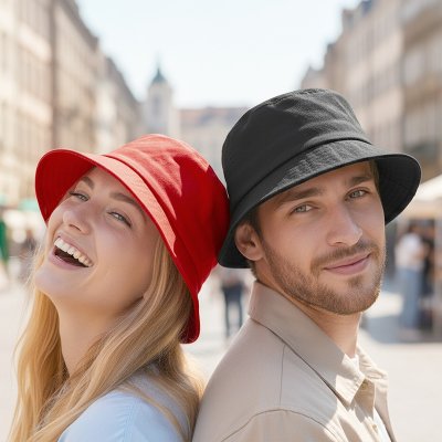 BAKI BASIC, šešir od tkanine, crveni