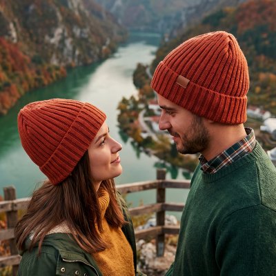 GORA, zimska kapa, karamel