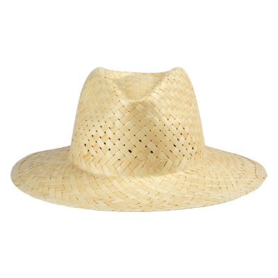 HEMINGWAY II, slameni šešir bez trake, bež