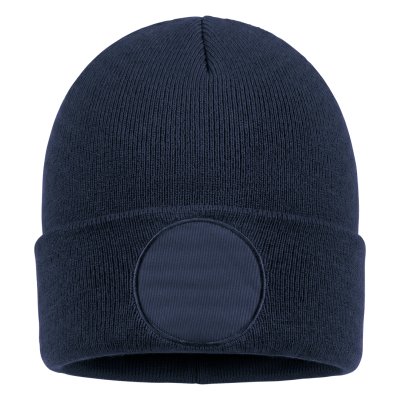ANDI ROLLO, zimska kapa sa istaknutim okruglim delom za brendiranje, plava