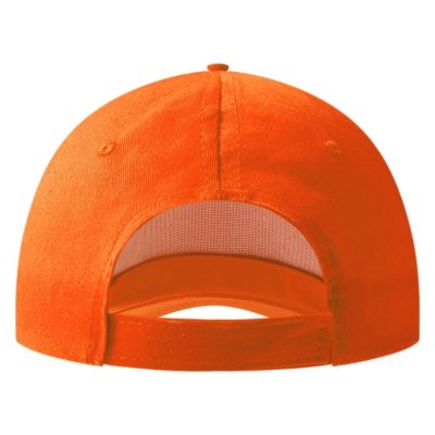 DEBBI, kačket sa 5 panela, čičak kopča, narandžasti