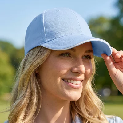 SPRINT, kačket sa 6 panela, sendvič štitnik, čičak kopča beli