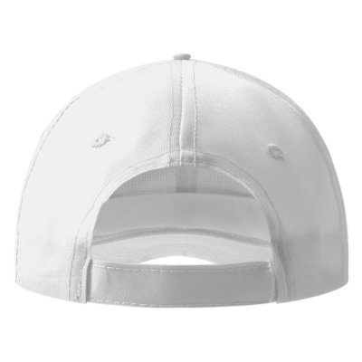 BASEBALL, kačket sa 5 panela, čičak kopča, beli