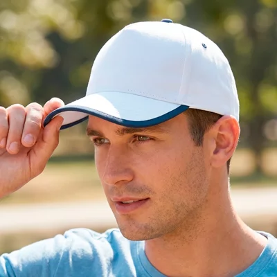 FIVE, kačket sa 5 panela, čičak kopča, svetlo zeleni