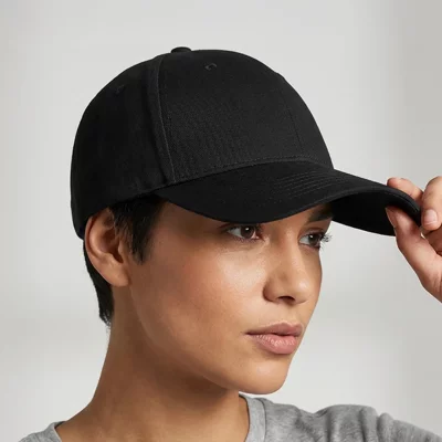 STAR, kačket sa 6 panela, čičak kopča, beli