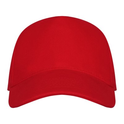 RUNNER 5, kačket sa 5 panela, metalna kopča, crveni