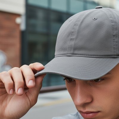 FAZE, kačket sa 6 panela, metalna kopča, bordo