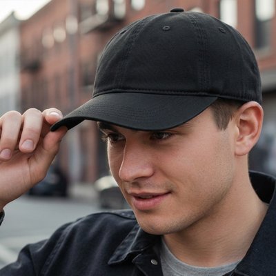 FAZE, kačket sa 6 panela, metalna kopča, mint