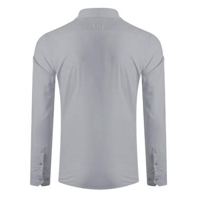 OXFORD LSL MEN, muška košulja dugih rukava, siva