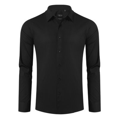 CLUB LSL MEN, muška košulja dugih rukava, crna