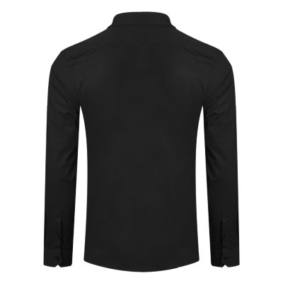 COMFORT LSL MEN, muška košulja dugih rukava, crna