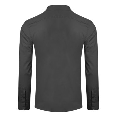 COMFORT LSL MEN, muška košulja dugih rukava, tamno siva