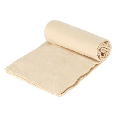 BLANKET FLAT, ćebence od brušenog polara, 180 g/m2, krem-belo
