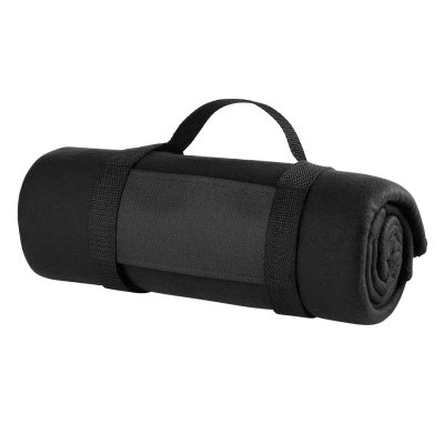 BLANKET ROLL, ćebence od brušenog polara, 180 g/m2, crno