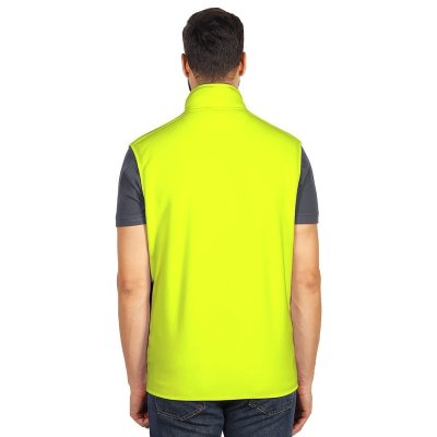 POLARIS VEST, prsluk od brušenog polara, 280 g/m2, neon žuti