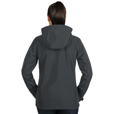 PROTECT WOMEN, ženska softshell jakna sa skidajućom kapuljačom, tamno siva
