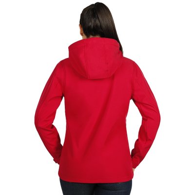 PROTECT WOMEN, ženska softshell jakna sa skidajućom kapuljačom, crvena