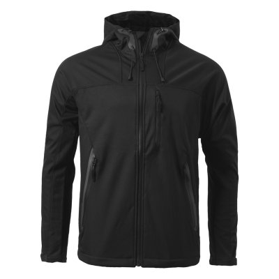 BLACK PEAK, softshell jakna sa kapuljačom, crna