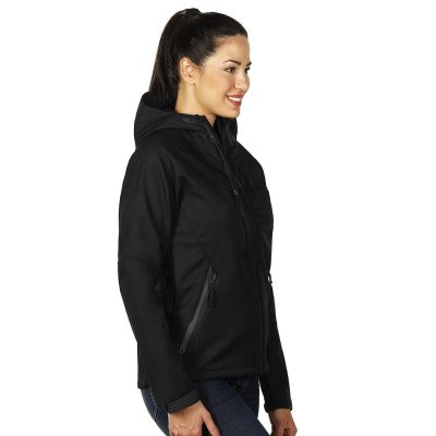 BLACK PEAK WOMEN, ženska softshell jakna sa kapuljačom, crna