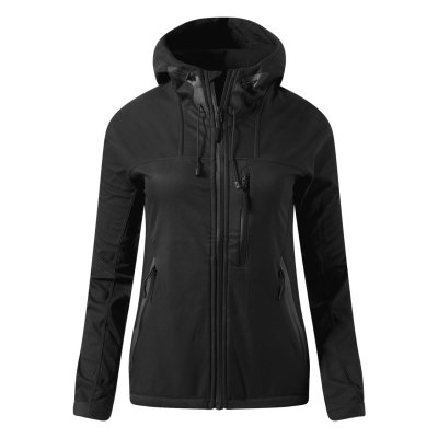 BLACK PEAK WOMEN, ženska softshell jakna sa kapuljačom, crna