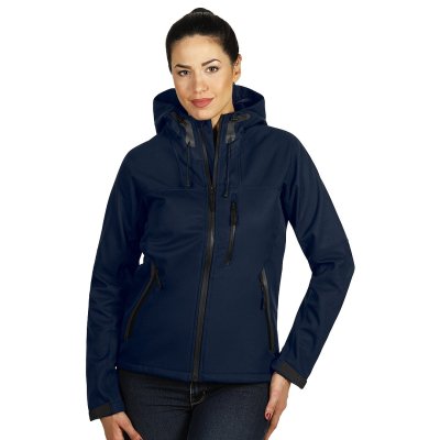 BLACK PEAK WOMEN, ženska softshell jakna sa kapuljačom, plava