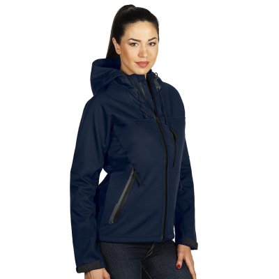BLACK PEAK WOMEN, ženska softshell jakna sa kapuljačom, plava