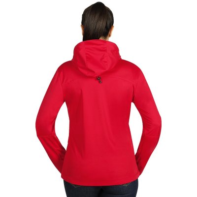 RIDER WOMEN, ženska softshell jakna sa kapuljačom, crvena