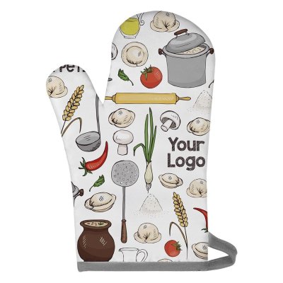 SALT GLOVE, platnena rukavica za rernu, siva