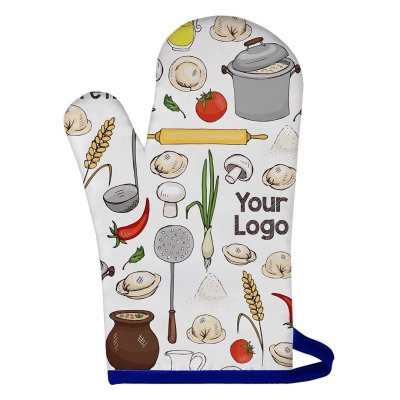 SALT GLOVE, platnena rukavica za rernu, rojal plava