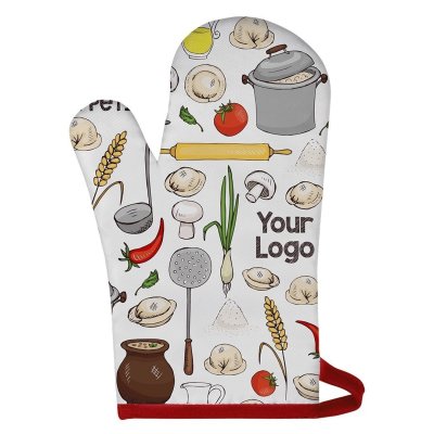 SALT GLOVE, platnena rukavica za rernu, crvena