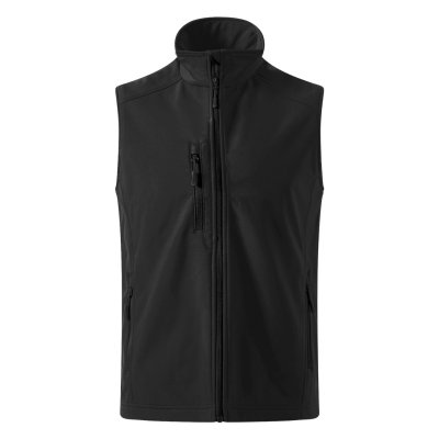 SKIPPER VEST, softshell prsluk, crni