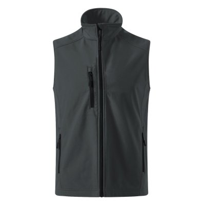 SKIPPER VEST, softshell prsluk, tamno sivi
