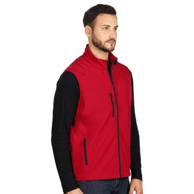 SKIPPER VEST, softshell prsluk, crveni