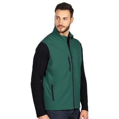SKIPPER VEST, softshell prsluk, zeleni