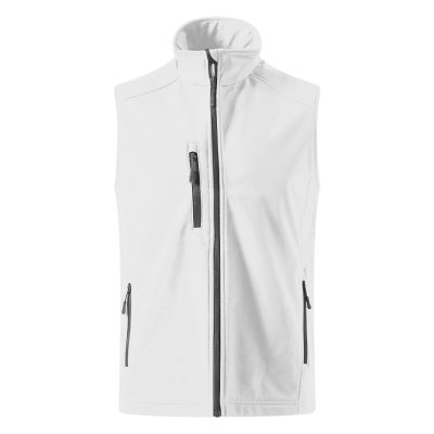 SKIPPER VEST, softshell prsluk, beli