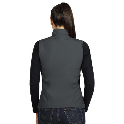 SKIPPER VEST WOMEN, ženski softshell prsluk, tamno sivi