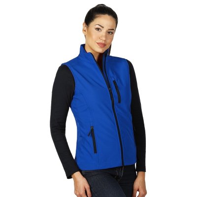 SKIPPER VEST WOMEN, ženski softshell prsluk, rojal plavi